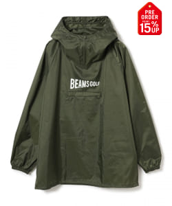 【+15%ポイントUP】〈UNISEX〉BEAMS GOLF /  撥水 パッカブル アノラック パーカー