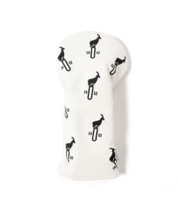 【ショップ限定商品】Goat Hill Park Golf Club / エンブロイ クラブカバー WHITE（ドライバー用）