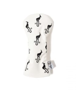 【ショップ限定商品】Goat Hill Park Golf Club / エンブロイ クラブカバー WHITE（フェアウェイウッド用）