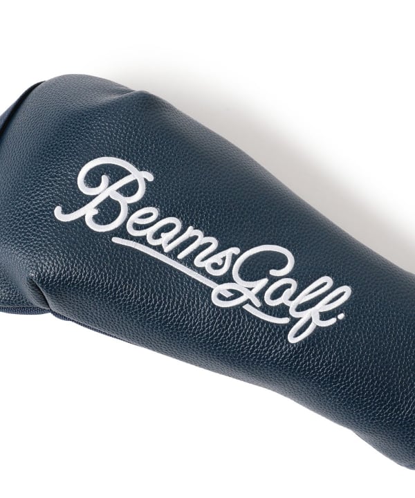 BEAMS GOLF（ビームス ゴルフ）スクリプトロゴ ヘッドカバー ネイビー