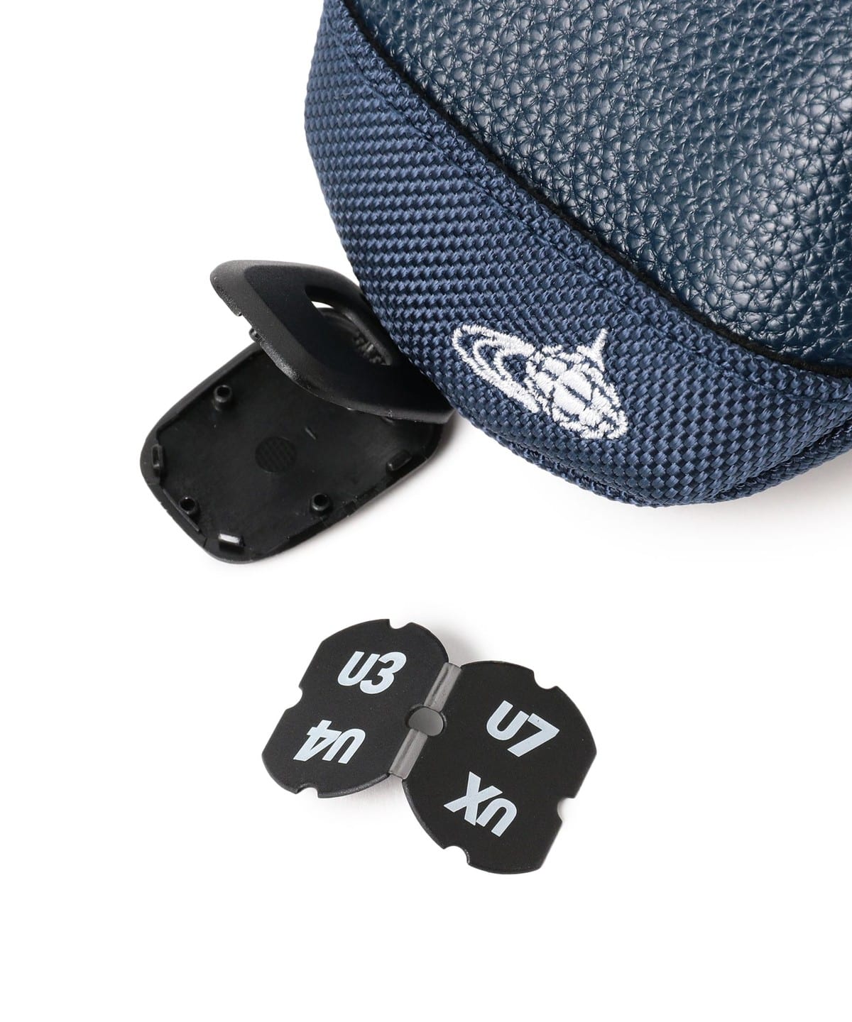 BEAMSGOLF カバー類のみ BEAMS GOLF（ビームス ゴルフ）スクリプトロゴ ヘッドカバー ネイビー