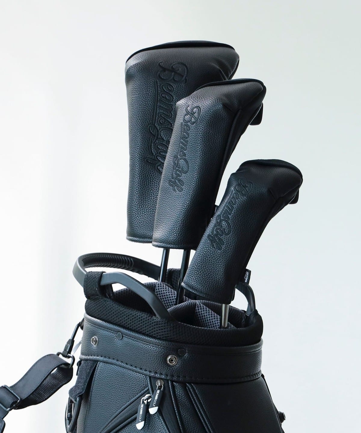 BEAMS GOLF（ビームス ゴルフ）スクリプトロゴ ヘッドカバー ブラック