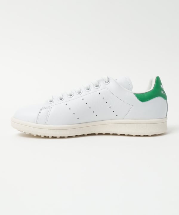 BEAMS GOLF スニーカー ホワイト/グリーン BEAMS GOLF（ビームス ゴルフ）〈WOMEN〉adidas Golf / スタンス