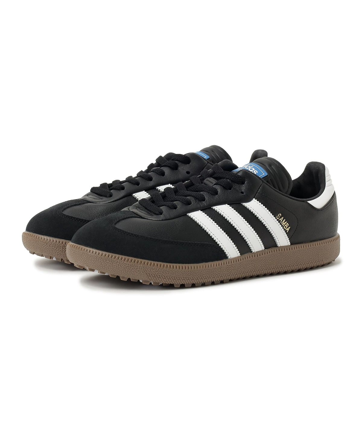 〈MEN〉adidas Golf アディダスゴルフ / サンバ ゴルフ フルグレインレザー シューズ MEN Black×White 25.5 〈MEN〉adidas Golf アディダスゴルフ / サンバ ゴルフ フルグレインレザー シューズ MEN Black×White 25.5