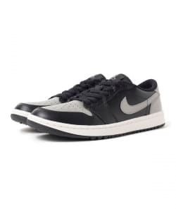 〈MEN〉NIKE / エア ジョーダン 1 LOW G ブラック/セイル/ミディアムグレー