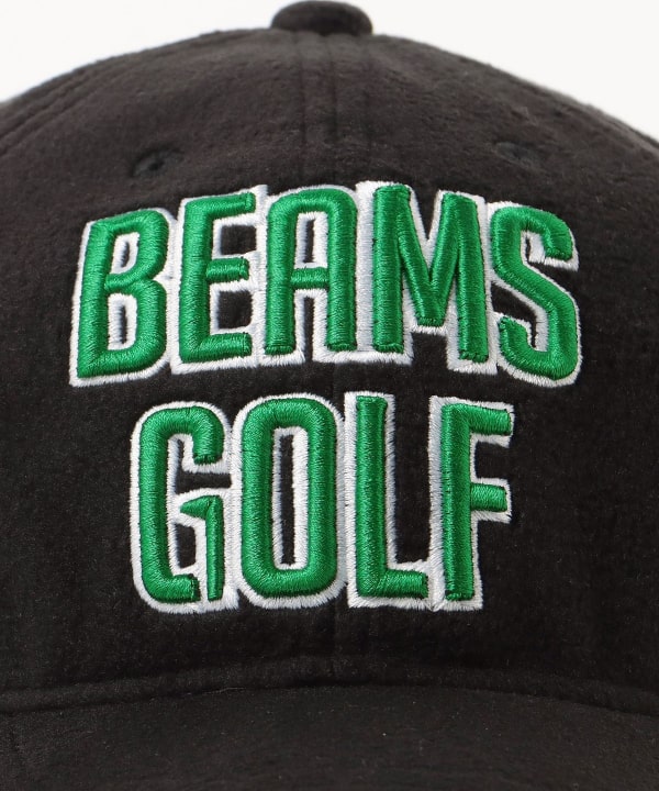 BEAMS GOLF 緑色キャップ BEAMS GOLF（ビームス ゴルフ）〈WOMEN〉ロゴ立体刺繍 キャップ