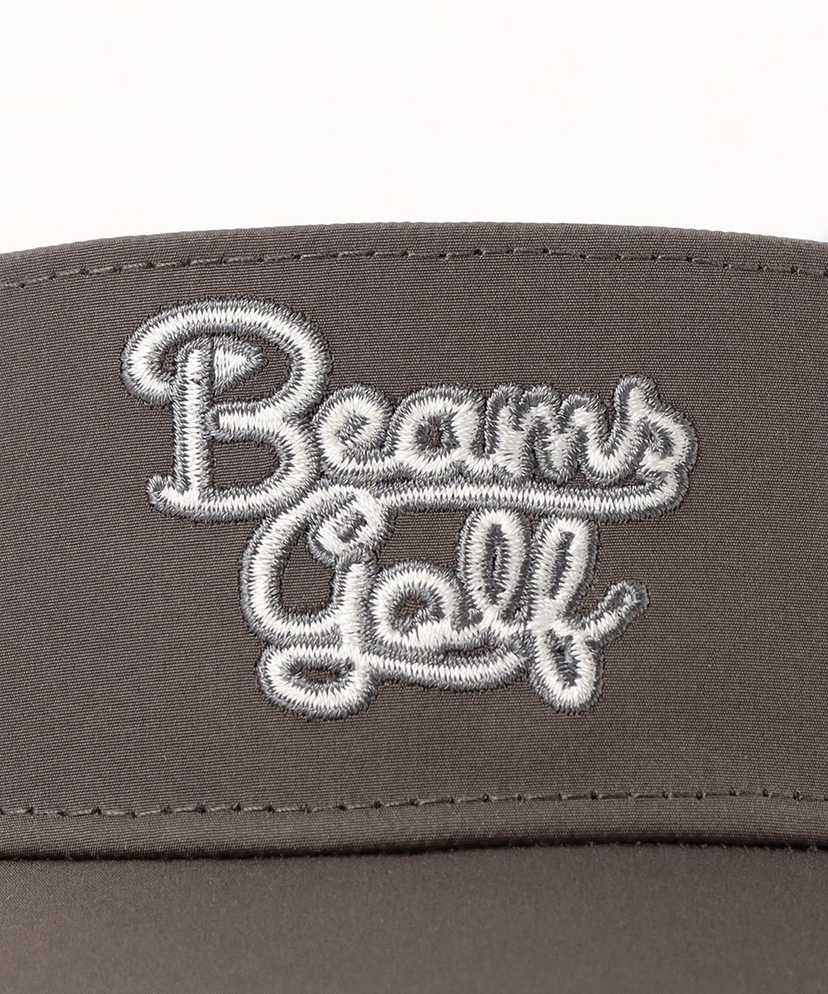 BEAMS GOLF（BEAMS GOLF）腳本標誌遮陽板（帽子和其他帽子）BEAMS |