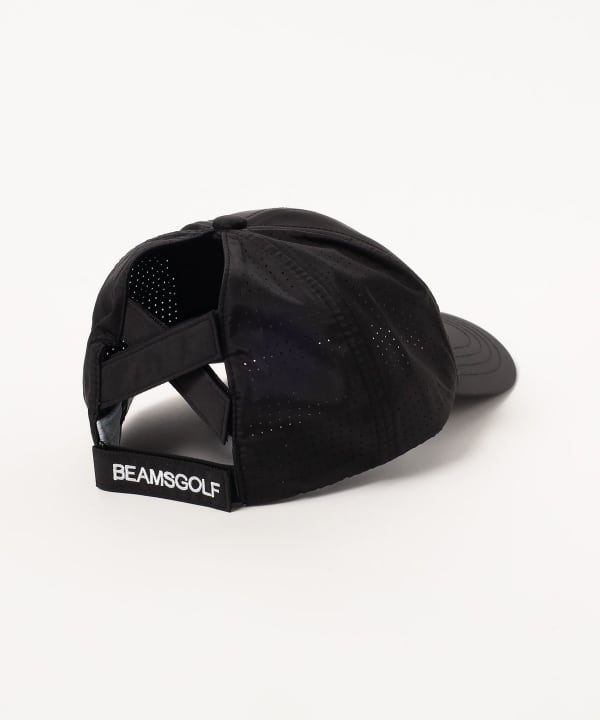 BEAMS GOLF 耳あて付きキャップ 7 1/2 黒 NEW ERA ビームスゴルフ×ニューエラ キャップ 黒 耳当て付き 裏