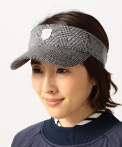 ＜WOMEN＞BEAMS GOLF PURPLE LABEL / チェック サンバイザー
