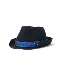 ＜MEN'S＞BEAMS GOLF PURPLE LABEL / 花柄リボン ストロー ハット
