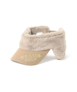 BEAMS GOLF PURPLE LABEL / 耳付き ファー バイザー