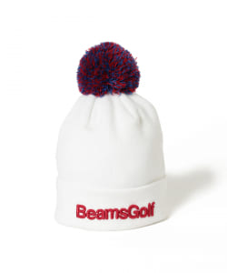 NEWERA × BEAMS GOLF / 別注 ボンボン ニットキャップ