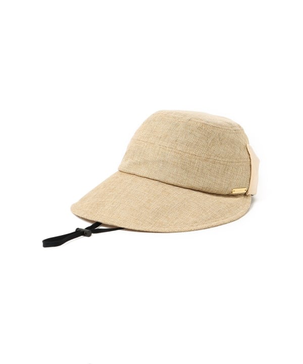 BEAMS GOLF（ビームス ゴルフ）〈WOMEN〉 つば広リボン ハット