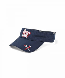 ＜WOMEN＞BEAMS GOLF ORANGE LABEL / パンチング スクリプト サンバイザー