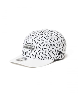 NEWERA × BEAMS GOLF / 別注 9FIFTY メンフィス柄 フラットバイザー キャップ