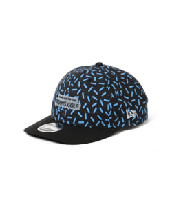 NEWERA × BEAMS GOLF / 別注 9FIFTY メンフィス柄 フラットバイザー キャップ