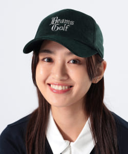 BEAMS GOLF / 女裝 LOGO 燈心絨 棒球帽