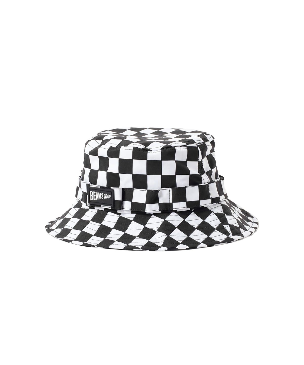 ワッペン バケットハット 帽子 MEN CHECK ONE SIZE ワッペン バケットハット 帽子 MEN CHECK ONE SIZE