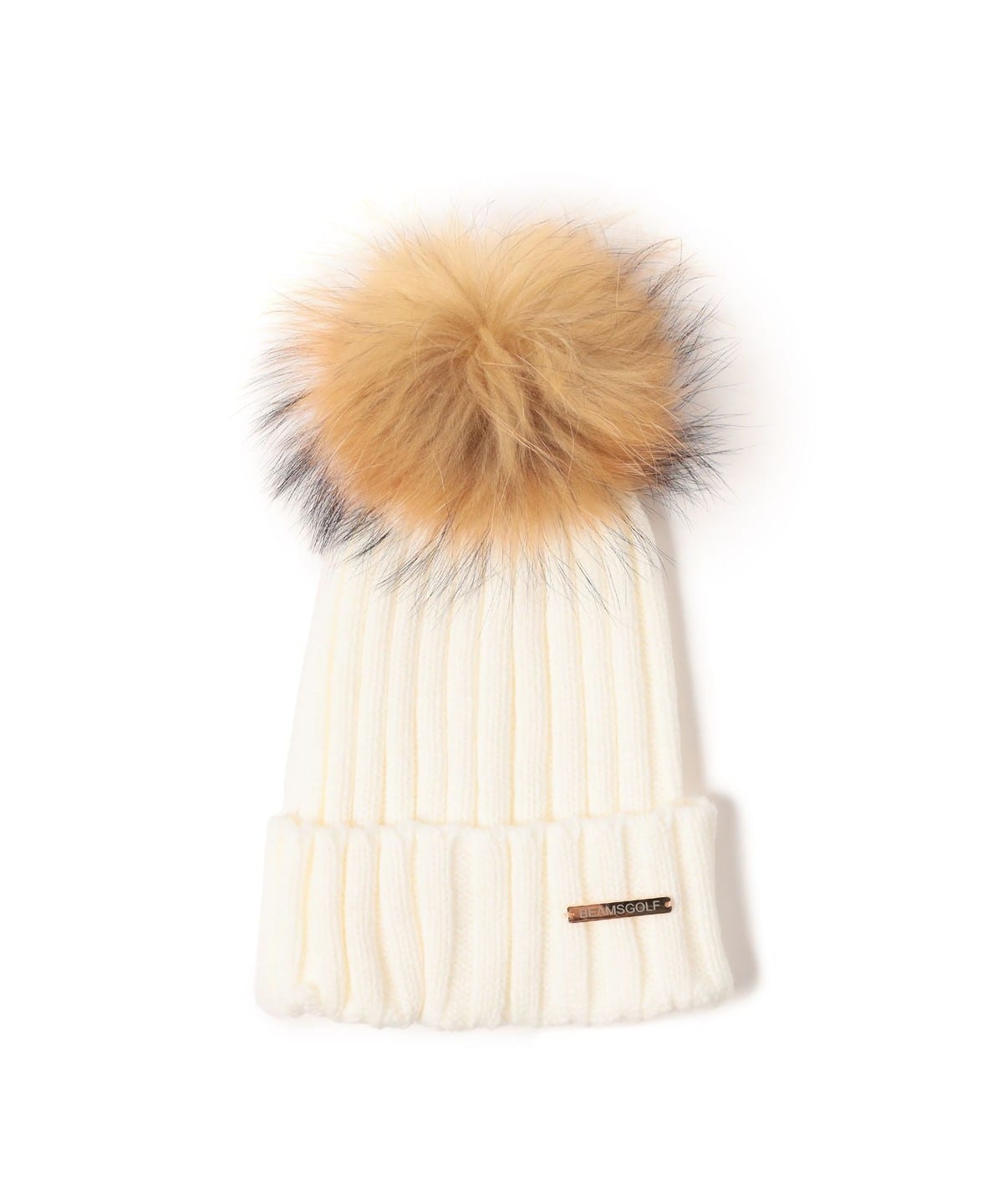 〈WOMEN〉リアルファー リブニットキャップ 帽子 WOMEN WHITE ONE SIZE 〈WOMEN〉リアルファー リブニットキャップ 帽子 WOMEN WHITE ONE SIZE