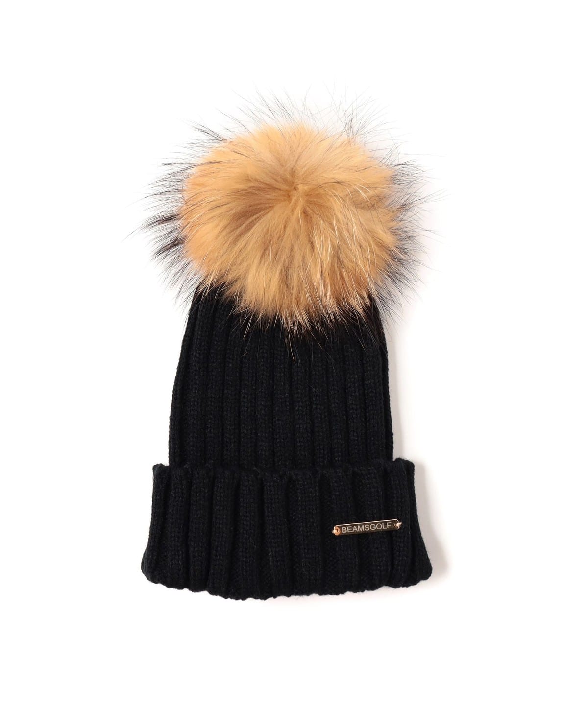 〈WOMEN〉リアルファー リブニットキャップ 帽子 WOMEN BLACK ONE SIZE 〈WOMEN〉リアルファー リブニットキャップ 帽子 WOMEN BLACK ONE SIZE