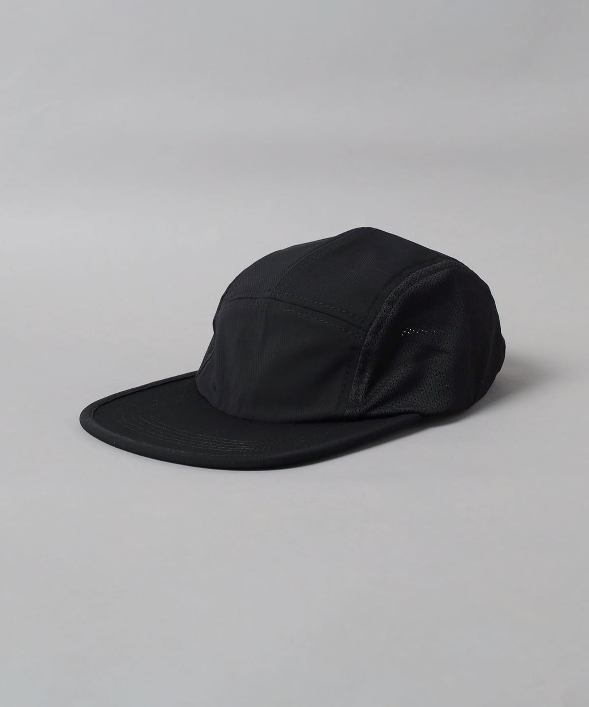 B. G.THREE / ALL-TIME ナイロン ジェットキャップ 帽子 MEN BLACK ONE SIZE B. G.THREE / ALL-TIME ナイロン ジェットキャップ 帽子 MEN BLACK ONE SIZE