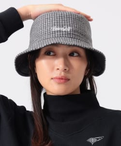 〈WOMEN〉千鳥格子 リバーシブル バケットハット
