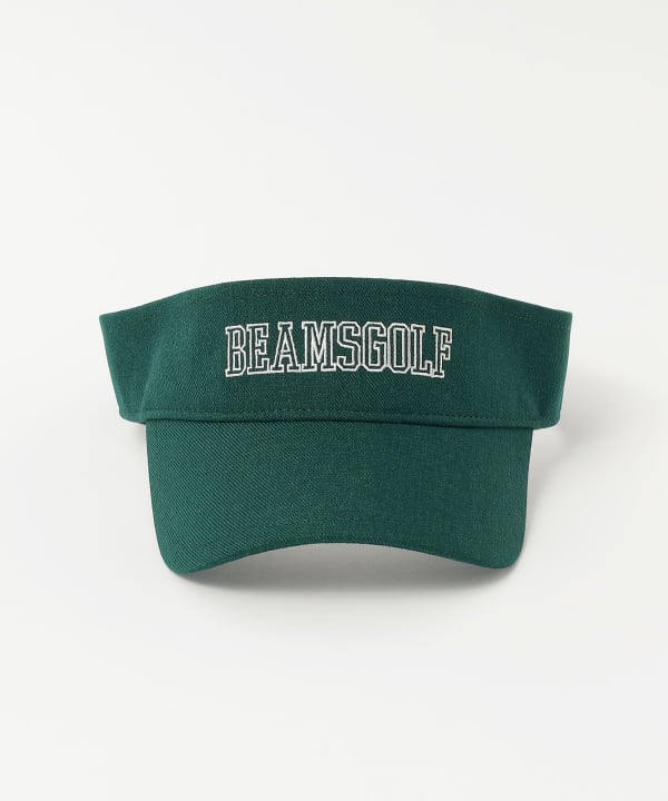 miisa　BEAMS ゴルフ　※新品未使用 BEAMS GOLF（ビームス ゴルフ）〈WOMEN〉シーズンロゴ刺繍 サン