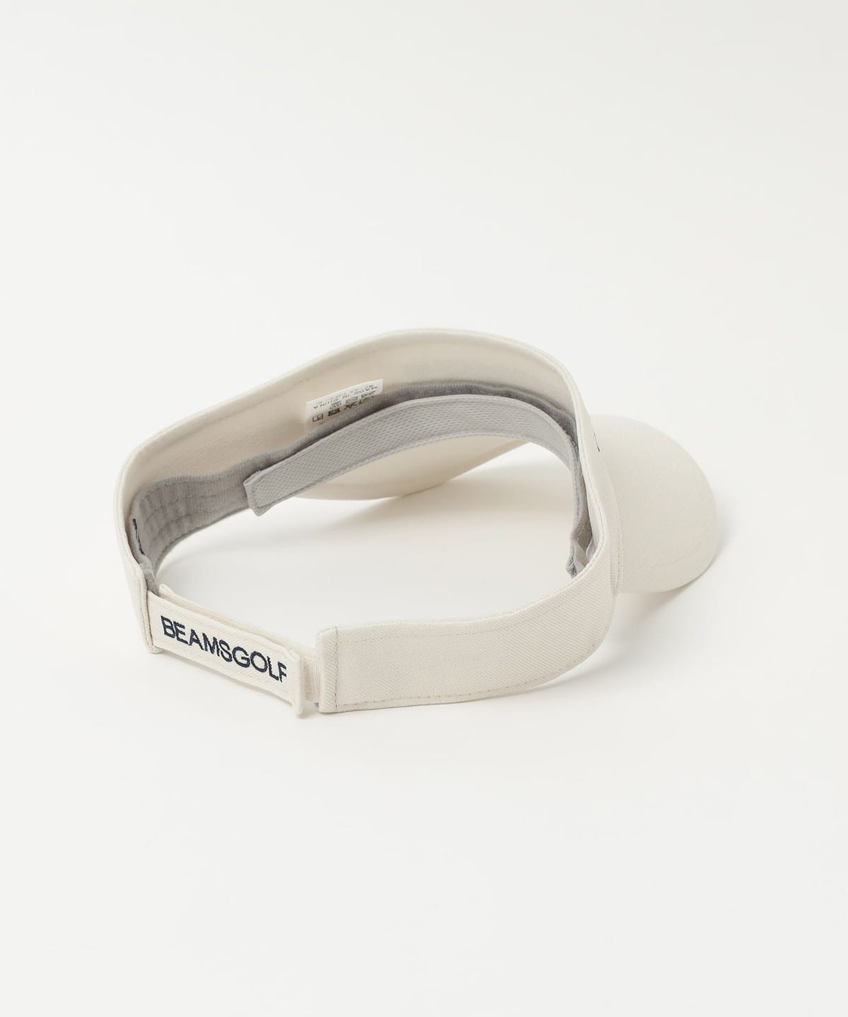 サンバイザー ホワイト CCロゴ 刺繍 サンバイザー ホワイト CCロゴ 刺繍