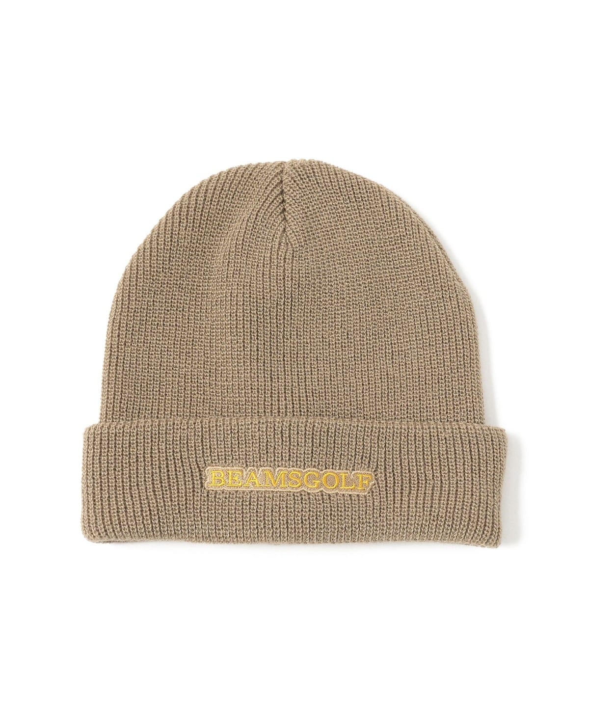 BEAMS GOLF（ビームス ゴルフ）ロゴ ニットキャップ（帽子 ニット