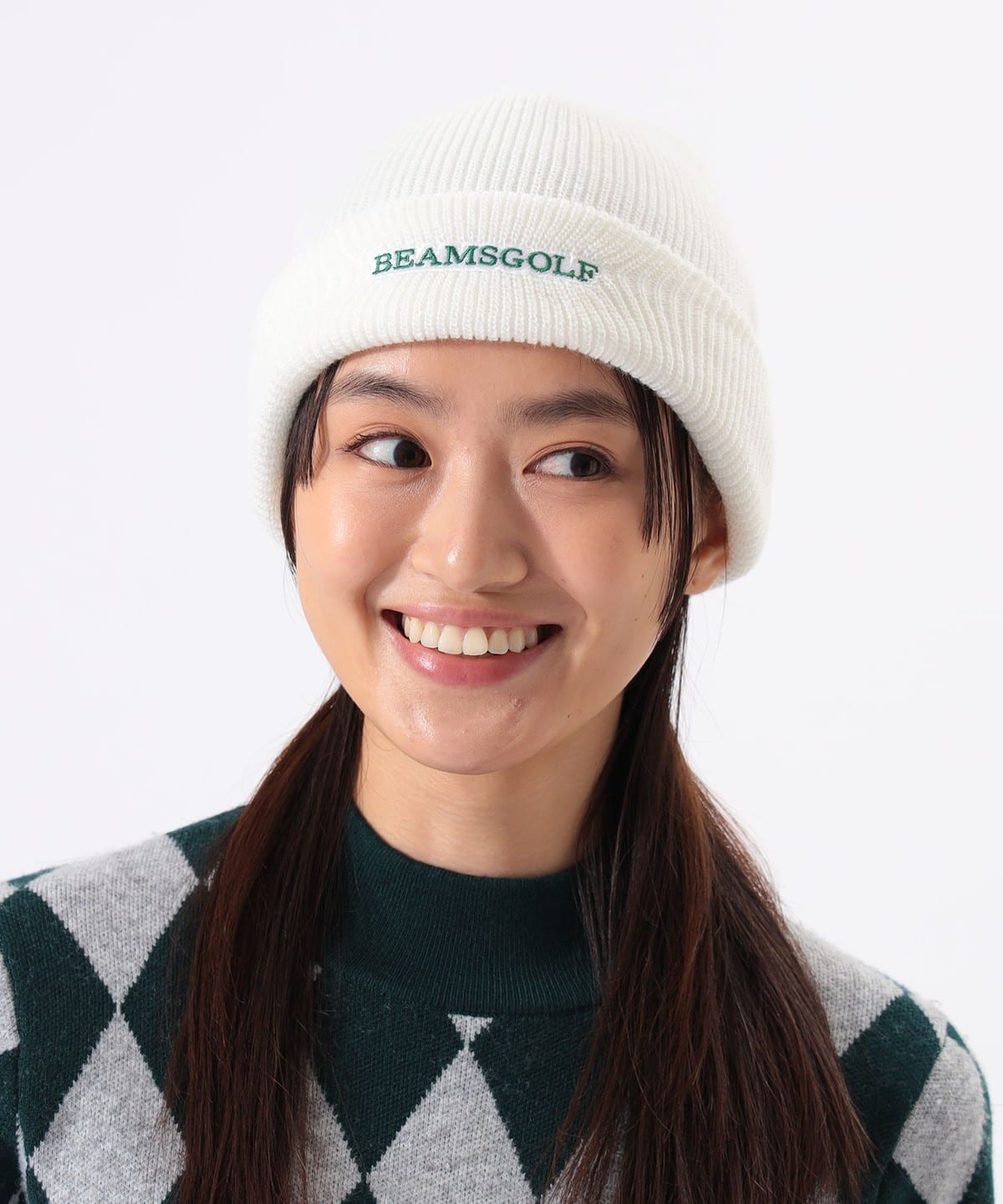 BEAMS GOLF（ビームス ゴルフ）〈MEN〉ロゴ ニットキャップ
