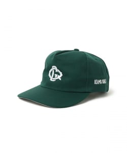 【別注】QUIET GOLF / モノグラムロゴ 5パネル キャップ
