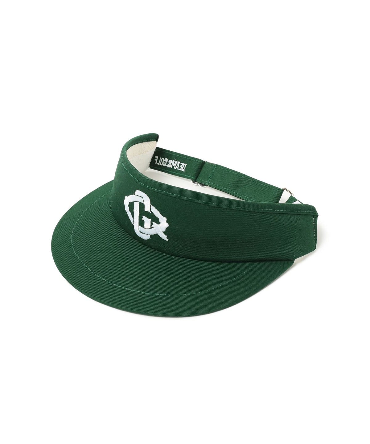 【別注】QUIET GOLF / モノグラムロゴ バイザー 帽子 MEN GREEN ONE SIZE 【別注】QUIET GOLF / モノグラムロゴ バイザー 帽子 MEN GREEN ONE SIZE