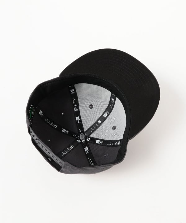 美品【ニューエラ×ビームス・ゴルフ】限定コラボ フラッグ ロゴ キャップ 黒×銀 BEAMS GOLF（ビームス ゴルフ）【別注】NEW ERA /3Dフラッグ刺繍