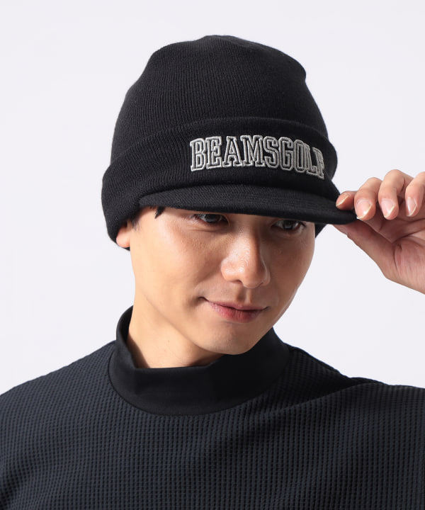 BEAMS GOLF（ビームス ゴルフ）【別注】NEW ERA / ロゴ ニットバイザー