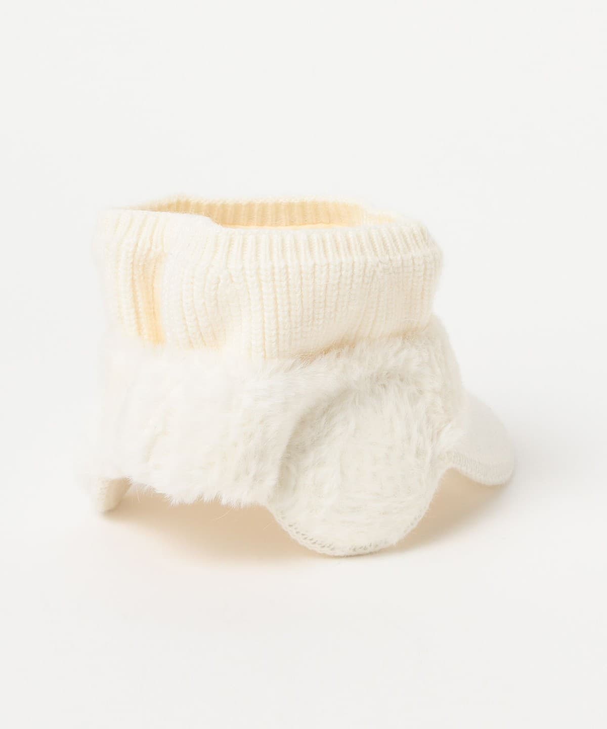 BEAMS GOLF（ビームス ゴルフ）耳付き フェイクファーニットバイザー