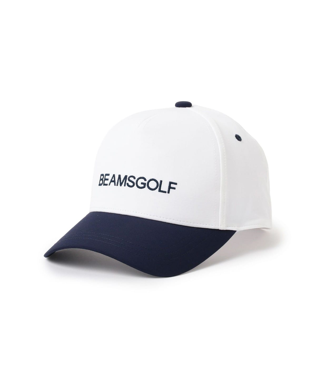 BEAMS GOLF（ビームス ゴルフ）バイカラー 刺繍ロゴ キャップ（帽子