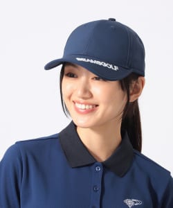 〈WOMEN〉バイザーロゴ キャップ