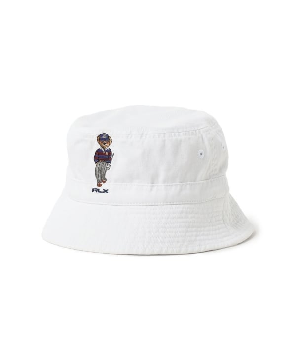 RALPH LAUREN / RLX GOLF ポロベア コットン バケットハット 2026