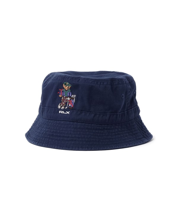 RALPH LAUREN / RLX GOLF ポロベア コットン バケットハット 2026