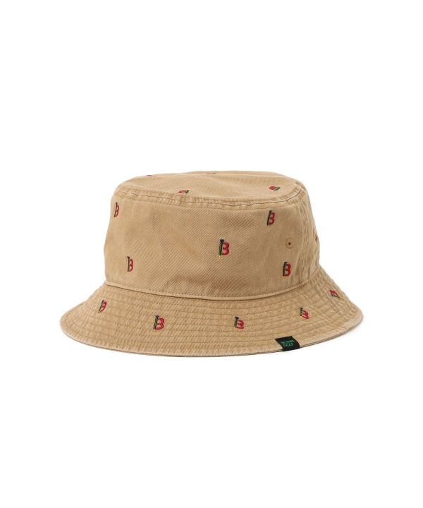 【+10%ポイントUP】B-Teeロゴ エンブロイダリー ハット