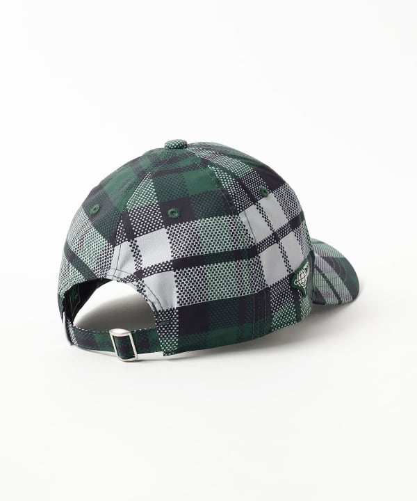 BEAMS GOLF / チェック総柄 パネルキャップ