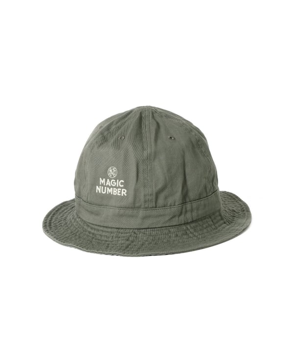 MAGIC NUMBER × BEAMS GOLF サファリハット オリーブ BEAMS GOLF（ビームス ゴルフ）【別注】MAGIC NUMBER / ツイル メトロ