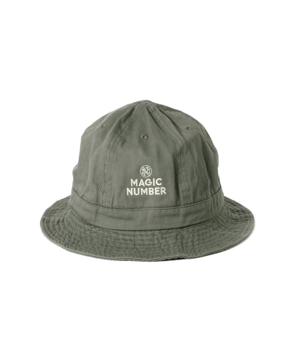 MAGIC NUMBER × BEAMS GOLF サファリハット オリーブ BEAMS GOLF（ビームス ゴルフ）【別注】MAGIC NUMBER / ツイル メトロ