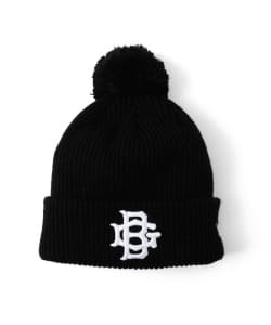 【別注】NEW ERA / スタックロゴ ポンポン ニットキャップ