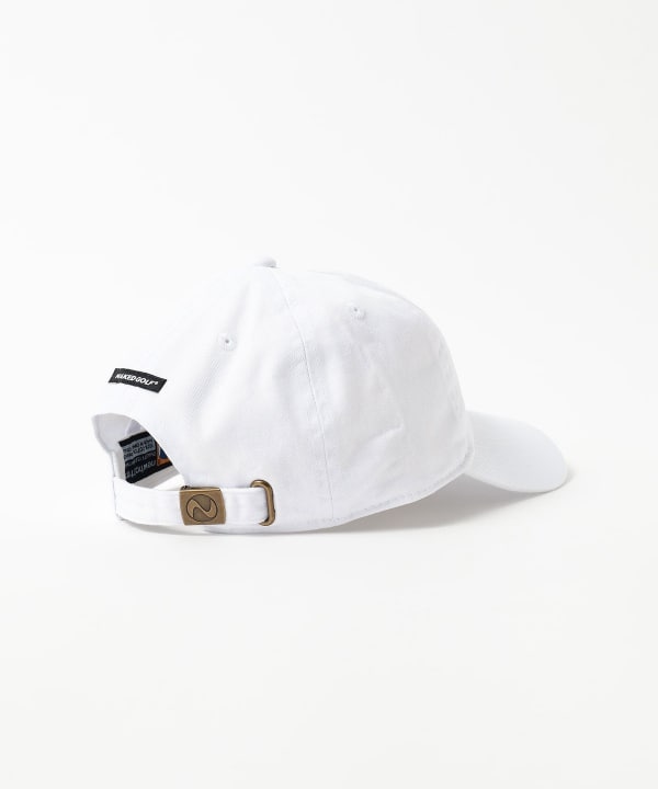 NAKED GOLF / モノグラム コットン 6パネル キャップ