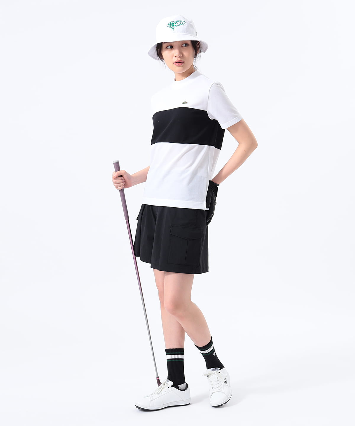 BEAMSGOLF レディース 上下セット BEAMS GOLF（ビームス ゴルフ）〈WOMEN〉 ロゴ ジャカード