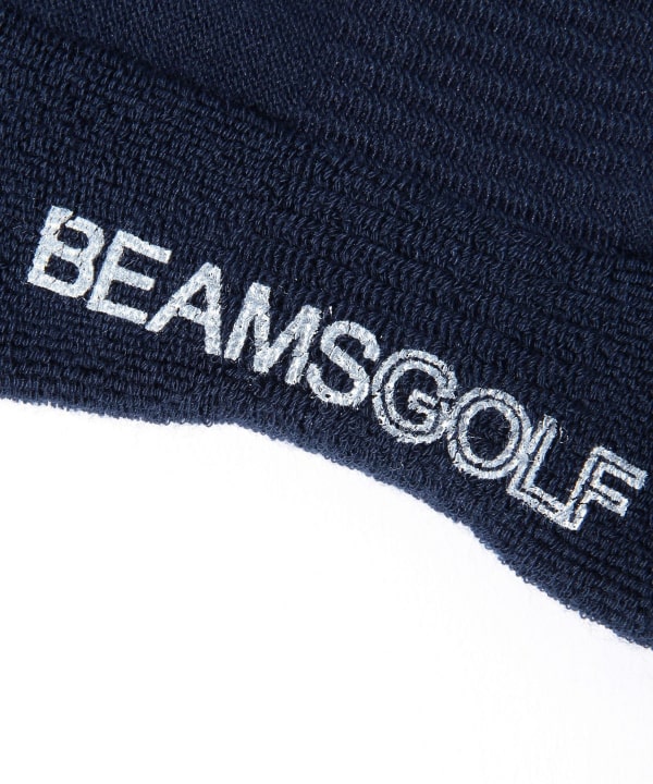 BEAMS GOLF（ビームス ゴルフ）〈MEN〉 刺繍 クォーターソックス