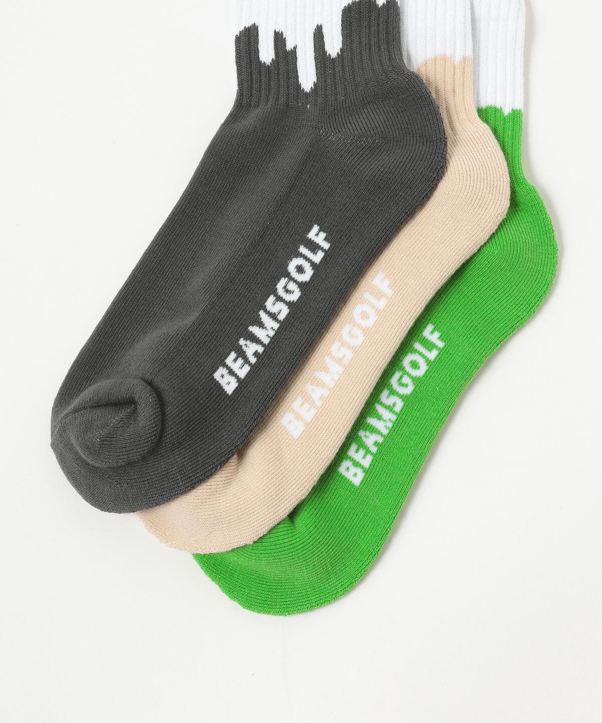 BEAMS GOLF（ビームス ゴルフ）LIXTICK × BEAMS GOLF / DRIP socks 3P pack（レッグウェア ソックス・靴下 ）通販｜BEAMS