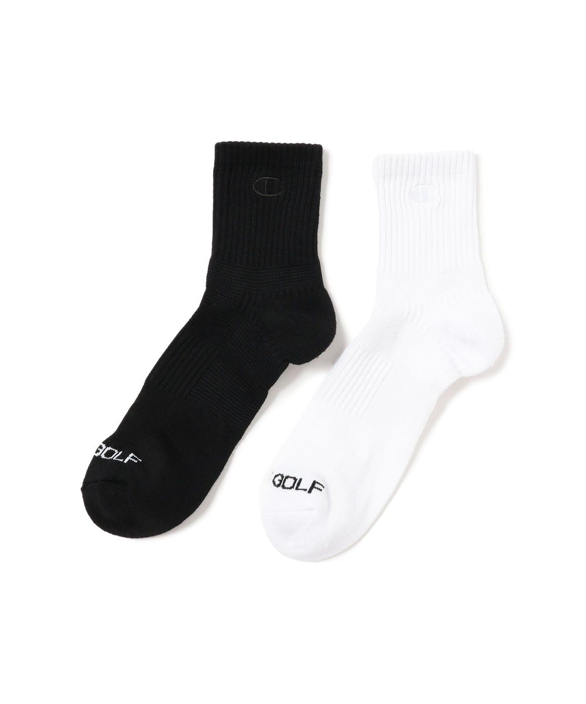 【別注】〈MEN〉Champion チャンピオン / クォーターレングス ソックス 2足組 レッグウェア MEN SET WHT/BLK ONE SIZE(25 27cm) 【別注】〈MEN〉Champion チャンピオン / クォーターレングス ソックス 2足組 レッグウェア MEN SET WHT/BLK ONE SIZE(25 27cm)