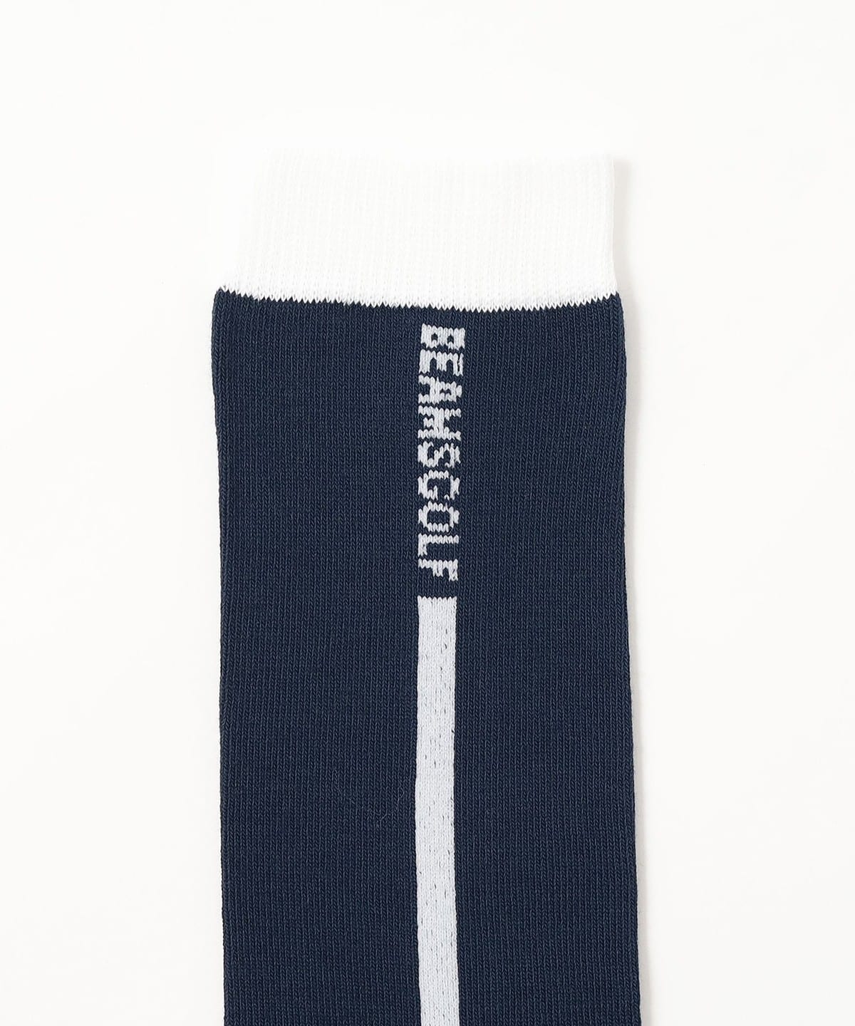 BEAMS GOLF（ビームス ゴルフ）〈WOMEN〉ロゴ ライン ニーハイソックス